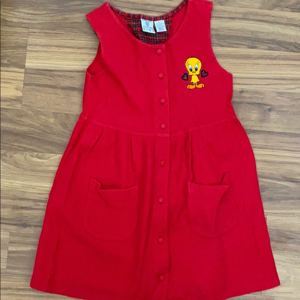 Tweety bird short sleeves dress
